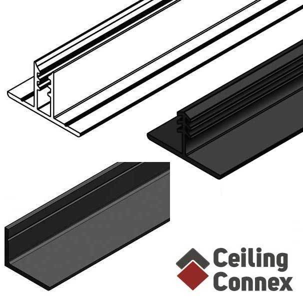 black ceiling grid kits, an alternative to drop ceiling kits