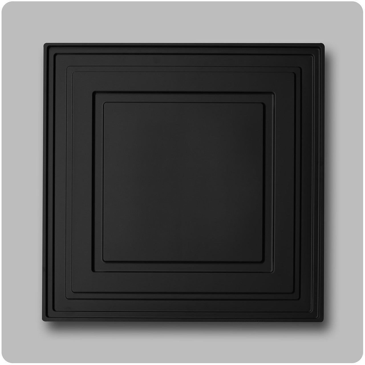 Sample Black Mission Ceiling Tile 2' x 2' - Free Shipping