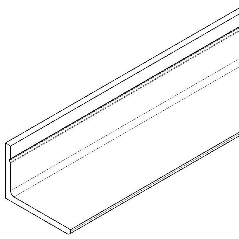 Wall L Support 2nds (white, 95in)