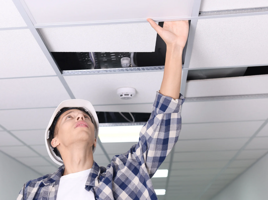 traditional suspended ceiling tiles