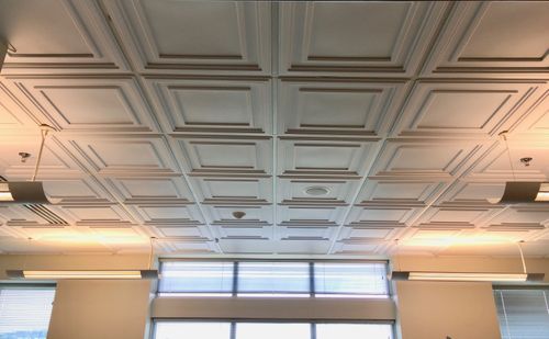 Complete White Ceiling Kit - Includes Ceiling Tiles