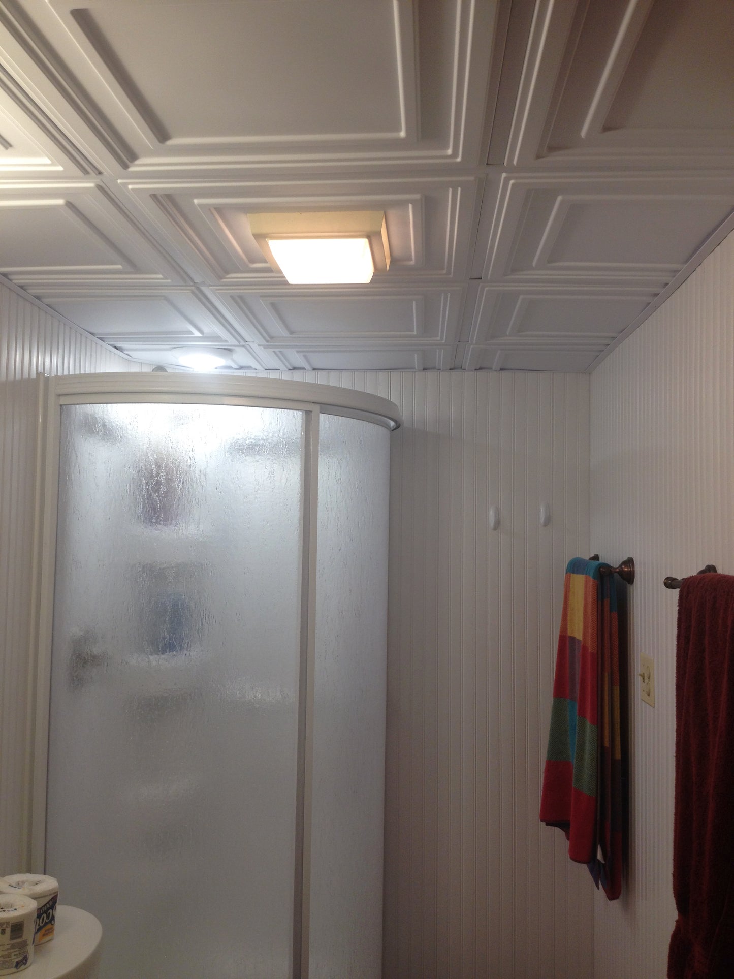 Complete White Ceiling Kit - Includes Ceiling Tiles