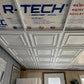 White Direct-Mount Ceiling Grid Kits - Ceiling Tiles Not Included