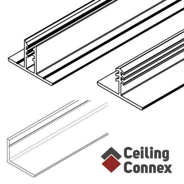 white ceiling grid kit for basements