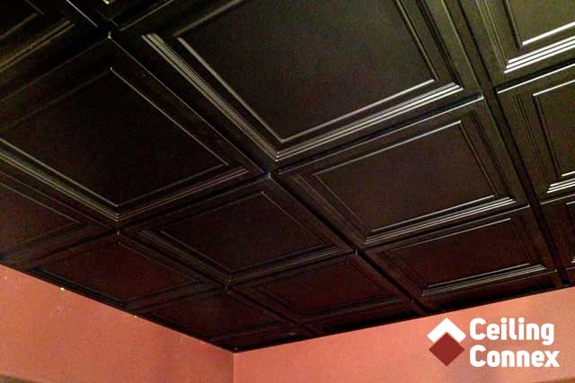 Complete Black Ceiling Kit - Includes Ceiling Tiles