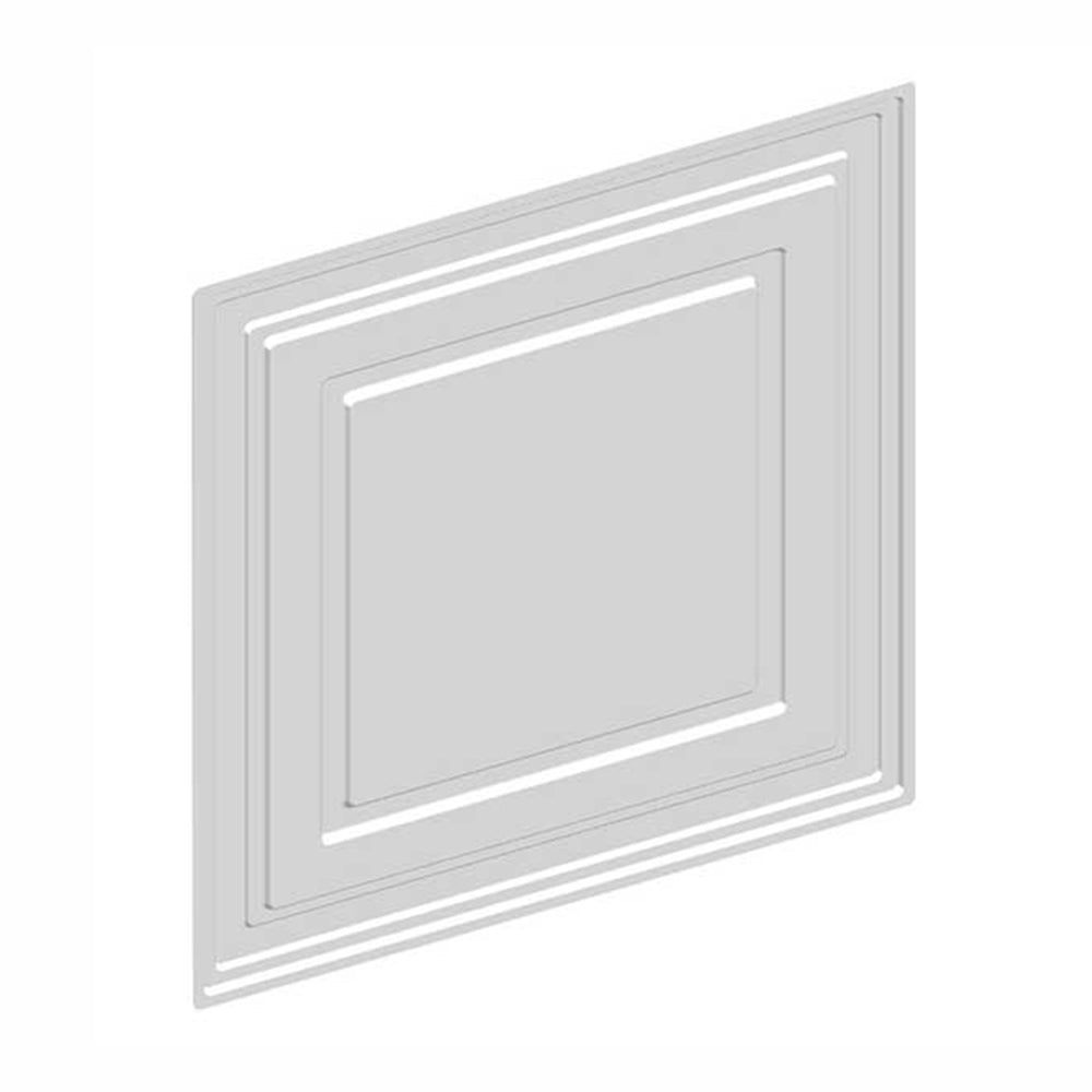 Complete White Ceiling Kit - Includes Ceiling Tiles